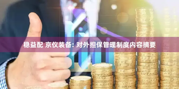 稳益配 京仪装备: 对外担保管理制度内容摘要